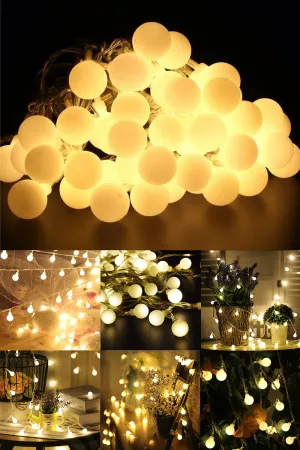 100 LED Berry Ball Timer Multi Function Lights