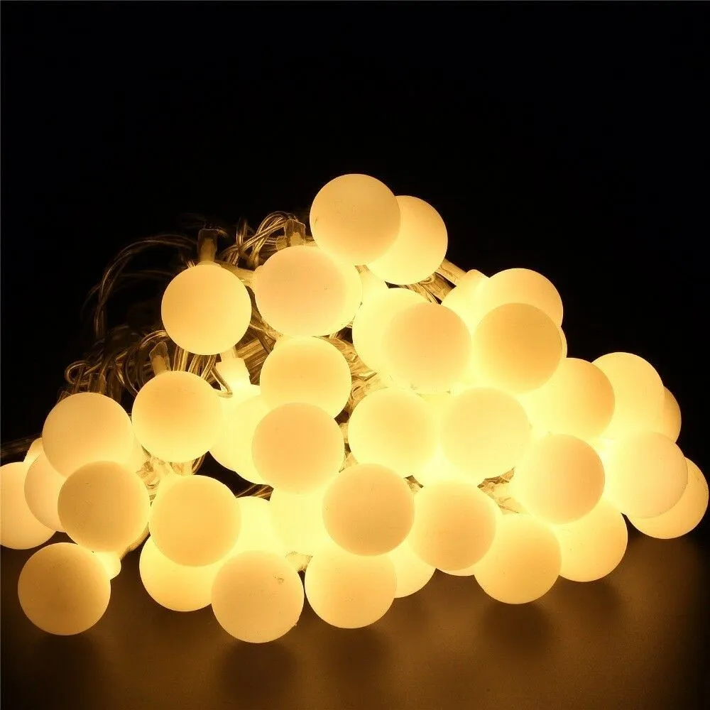 100 LED Berry Ball Timer Multi Function Lights