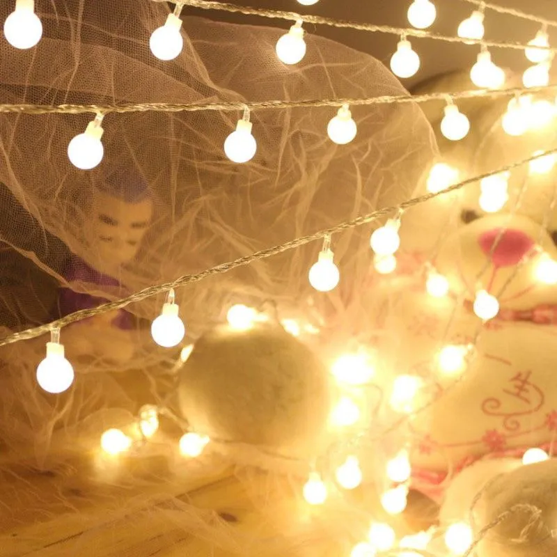 100 LED Berry Ball Timer Multi Function Lights