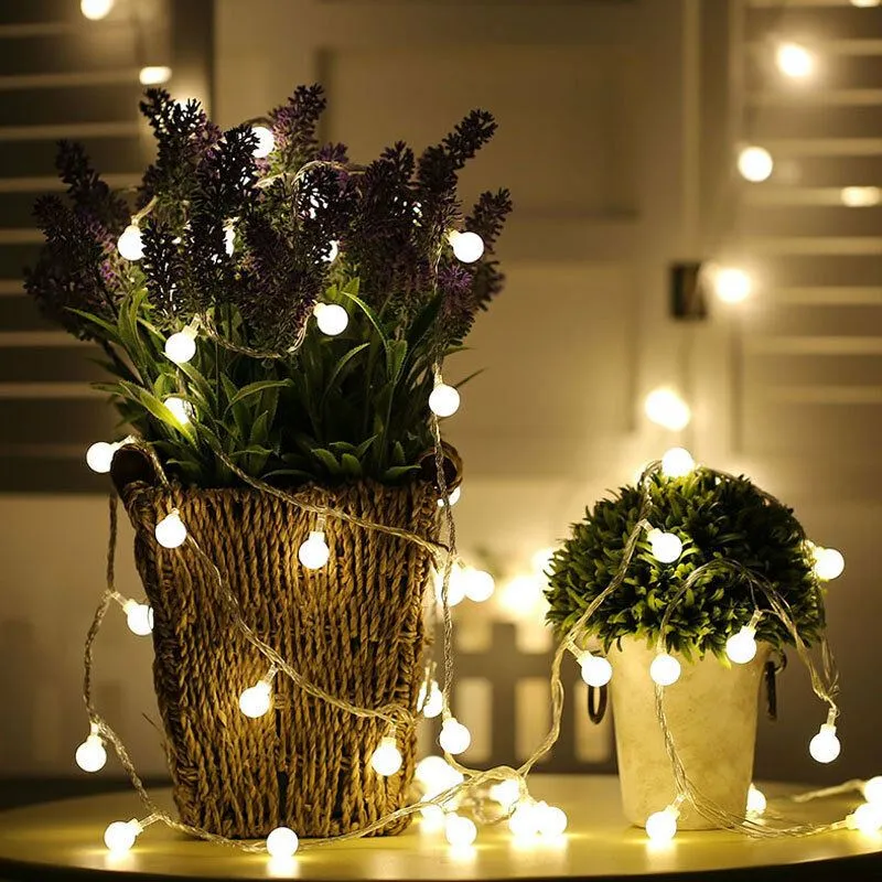 100 LED Berry Ball Timer Multi Function Lights