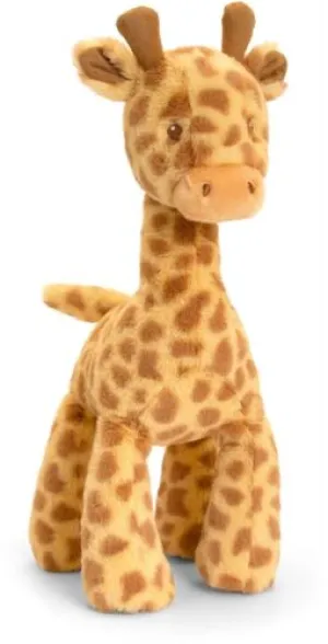 14CM KEELECO CUDDLE GIRAFFE (100% RECYCLED)