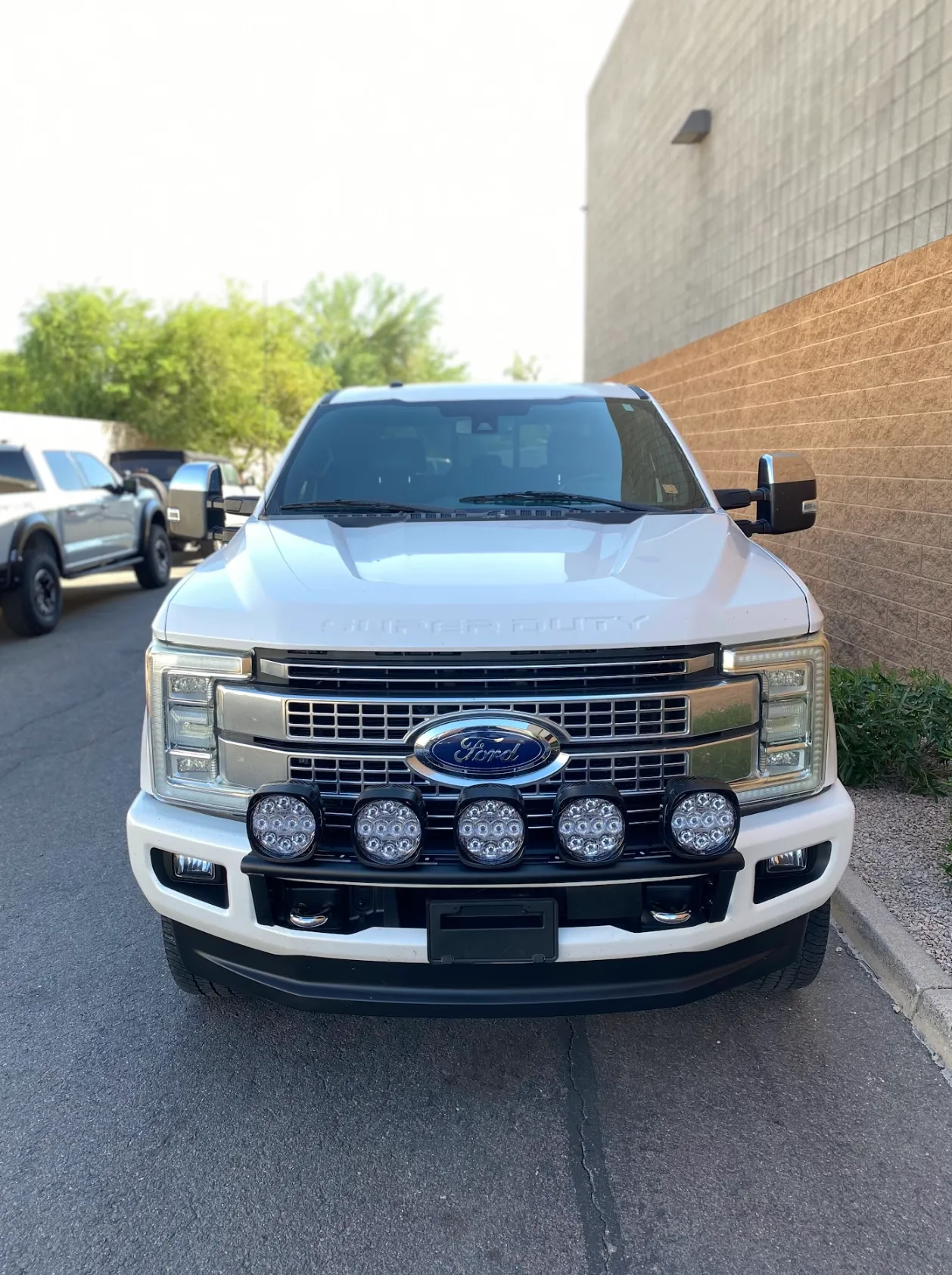 2017-2022 Ford F-250 Super Duty Front Light Mount Kit (Stock Bumper) from Foutz Motorsports