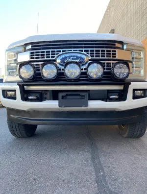 2017-2022 Ford F-250 Super Duty Front Light Mount Kit (Stock Bumper) from Foutz Motorsports