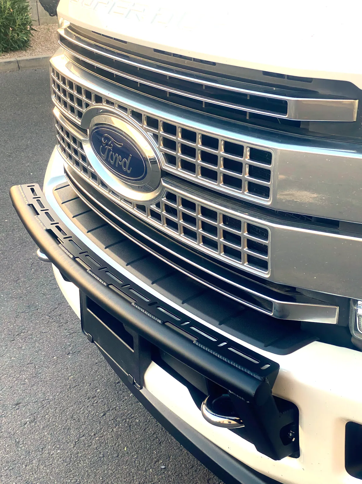 2017-2022 Ford F-250 Super Duty Front Light Mount Kit (Stock Bumper) from Foutz Motorsports