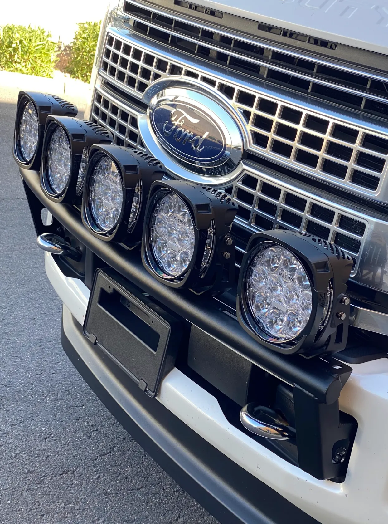 2017-2022 Ford F-250 Super Duty Front Light Mount Kit (Stock Bumper) from Foutz Motorsports