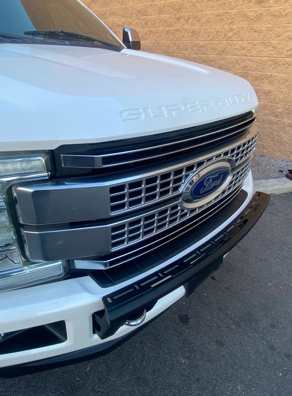 2017-2022 Ford F-250 Super Duty Front Light Mount Kit (Stock Bumper) from Foutz Motorsports