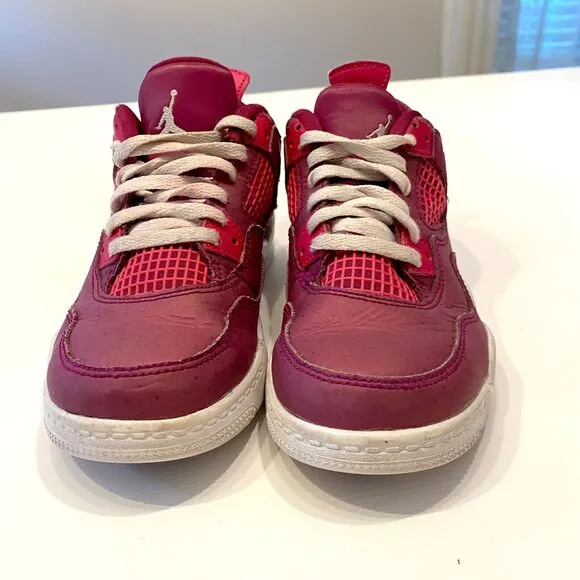 2018‎ Nike Air Jordan Retro 4 Berry Rush Sneakers Style 807671-661 US Size 12C