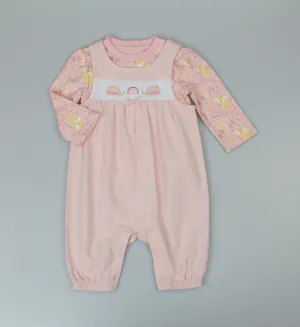 2pc Cord Dungaree Set - HedgeHog (0-9m) (PK6) H13545