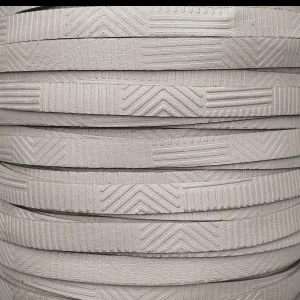 6 MM 1/4" EMBOSSED LEATHER GREY (10 YARDS)