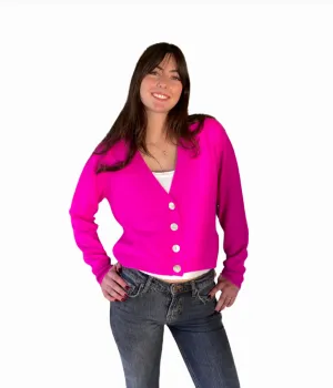 Acai Fitted Cashmere Cardigan