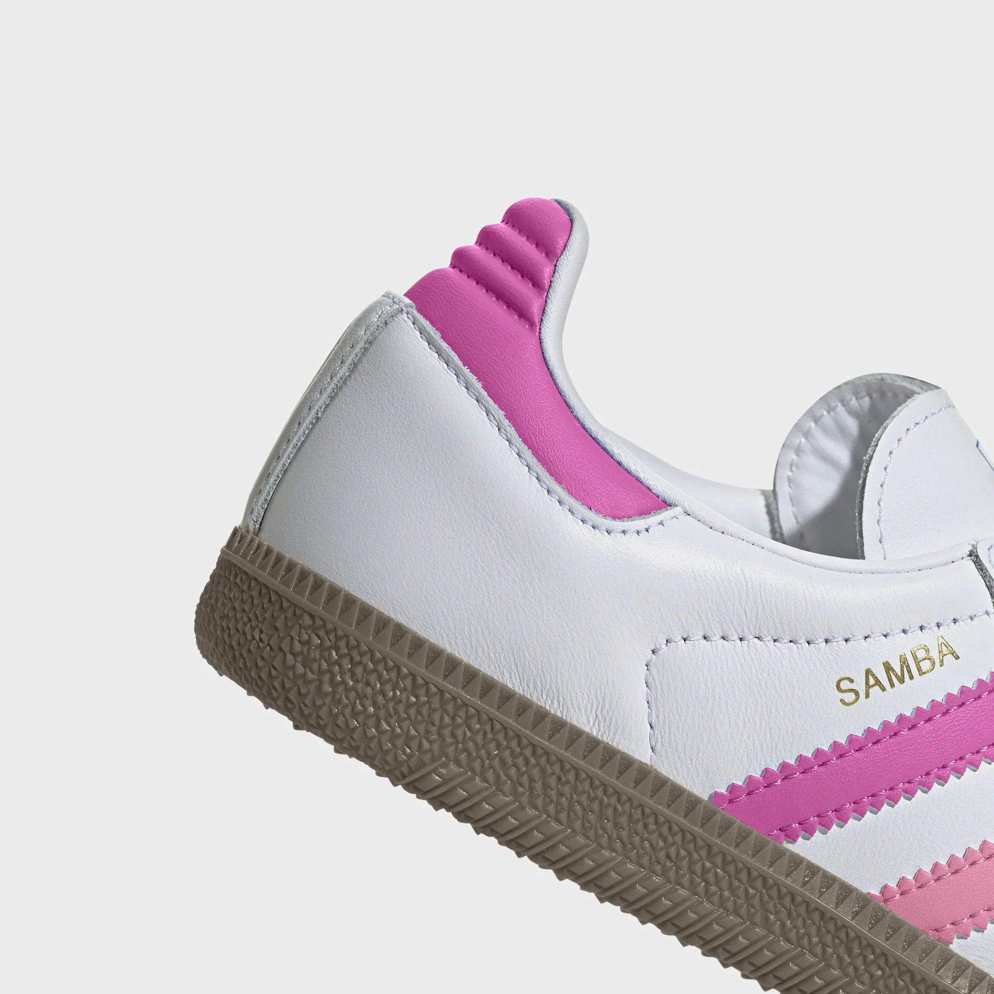 adidas Kids Samba OG - White / Orchid Fusion / Rose Tone