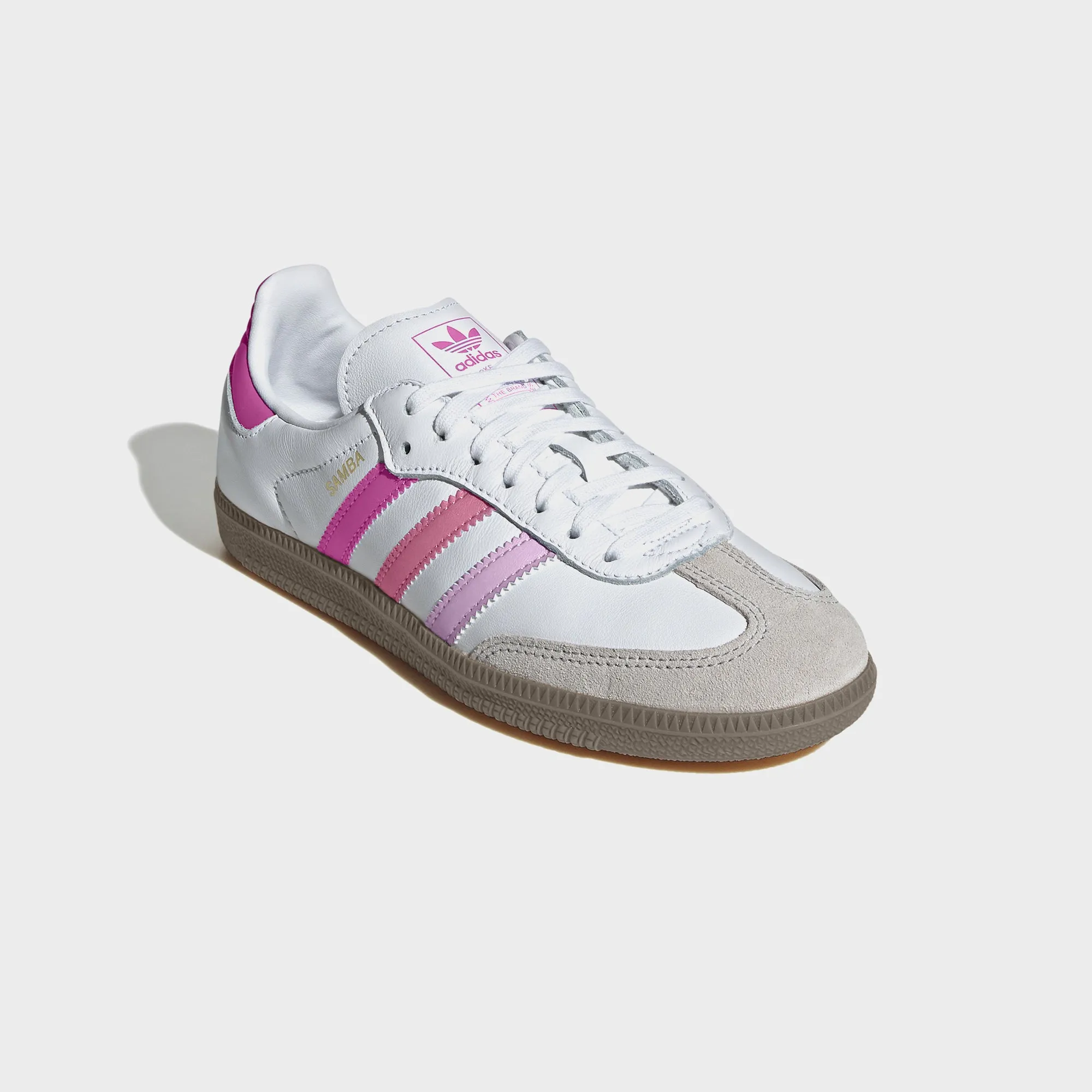 adidas Kids Samba OG - White / Orchid Fusion / Rose Tone