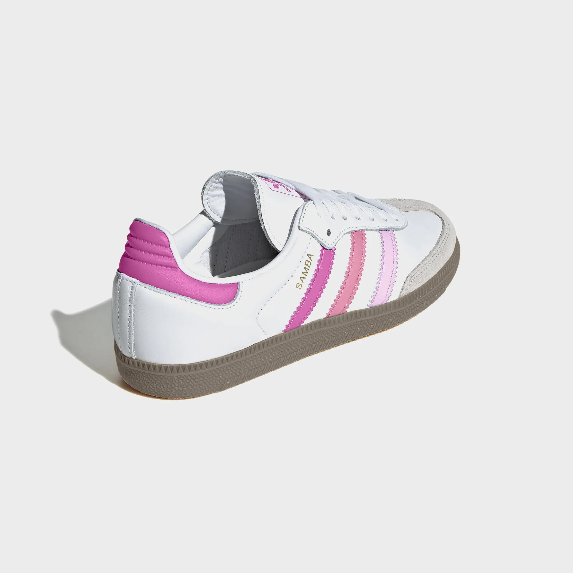 adidas Kids Samba OG - White / Orchid Fusion / Rose Tone