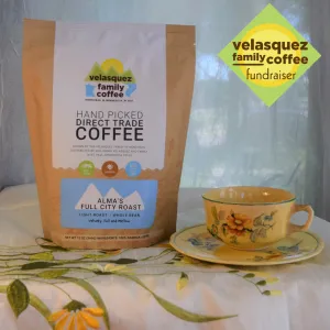 Alma's Full City Roast Coffee (light) - Fundraiser | Velvety, Full and Mellow
