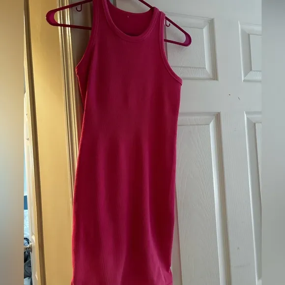 ALO YOGA seamless Ribbed Warm Nights Dress