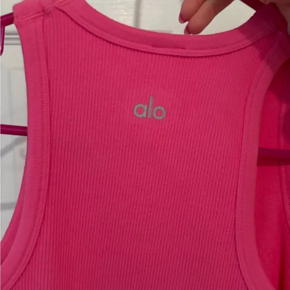 ALO YOGA seamless Ribbed Warm Nights Dress