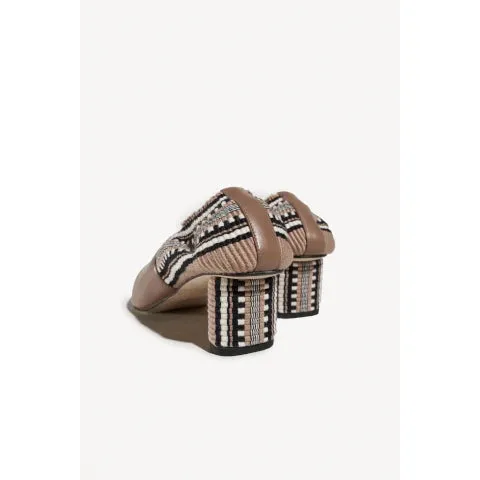 Amambaih Ana Pump in Taupe