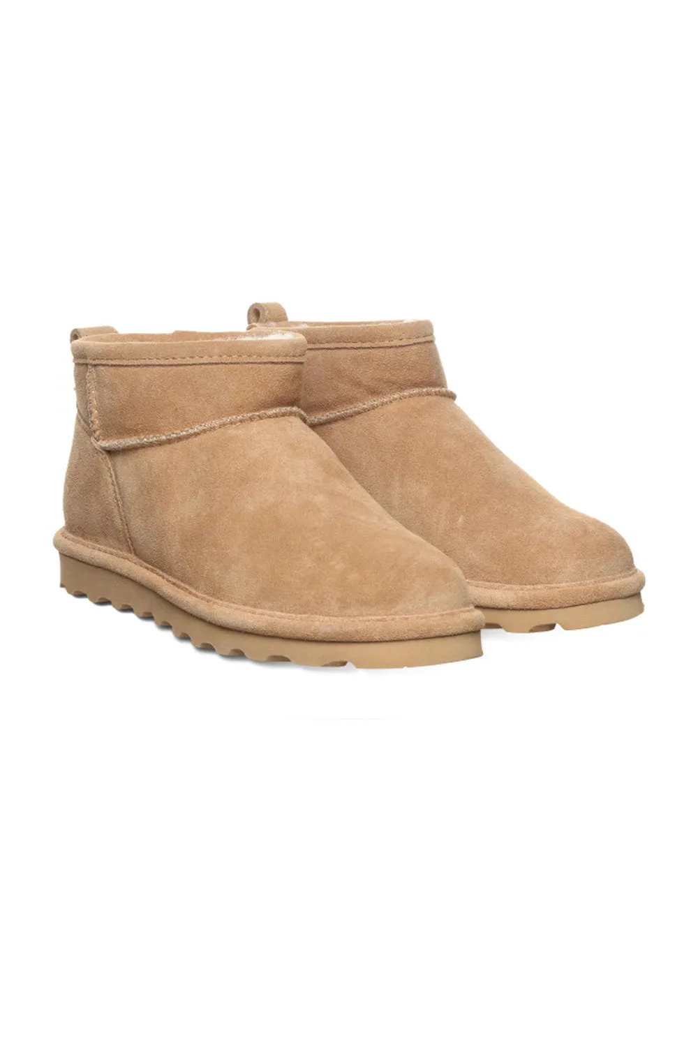 Bearpaw Shorty Ankle Booties for Women in Iced Coffee | 2860W-243 ICED COFFEE