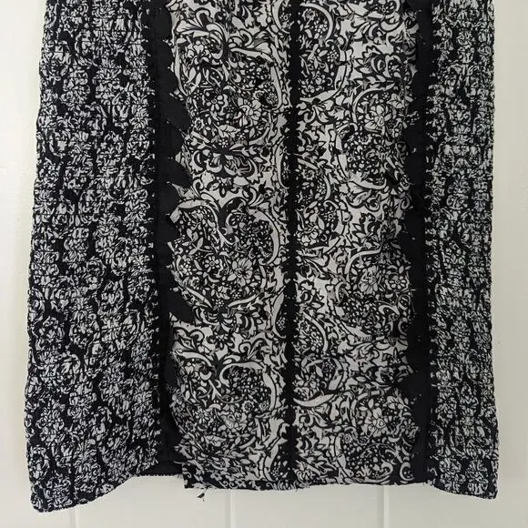 Beguile By Byron Lars Pencil Skirt Coquette Girl Witchy Romantic Whimsical 2 NWT