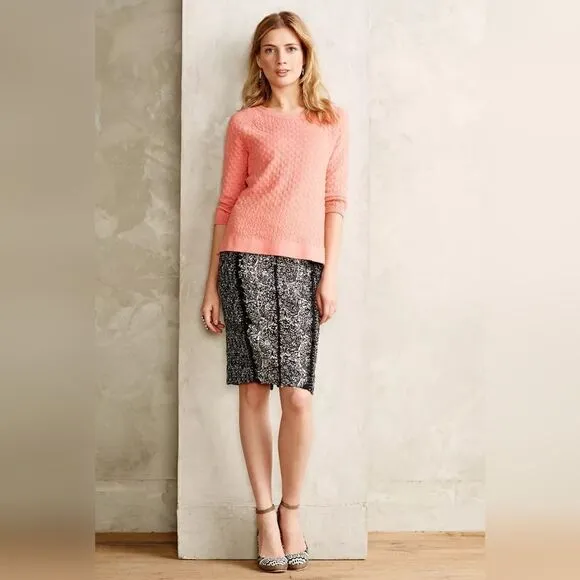 Beguile By Byron Lars Pencil Skirt Coquette Girl Witchy Romantic Whimsical 2 NWT