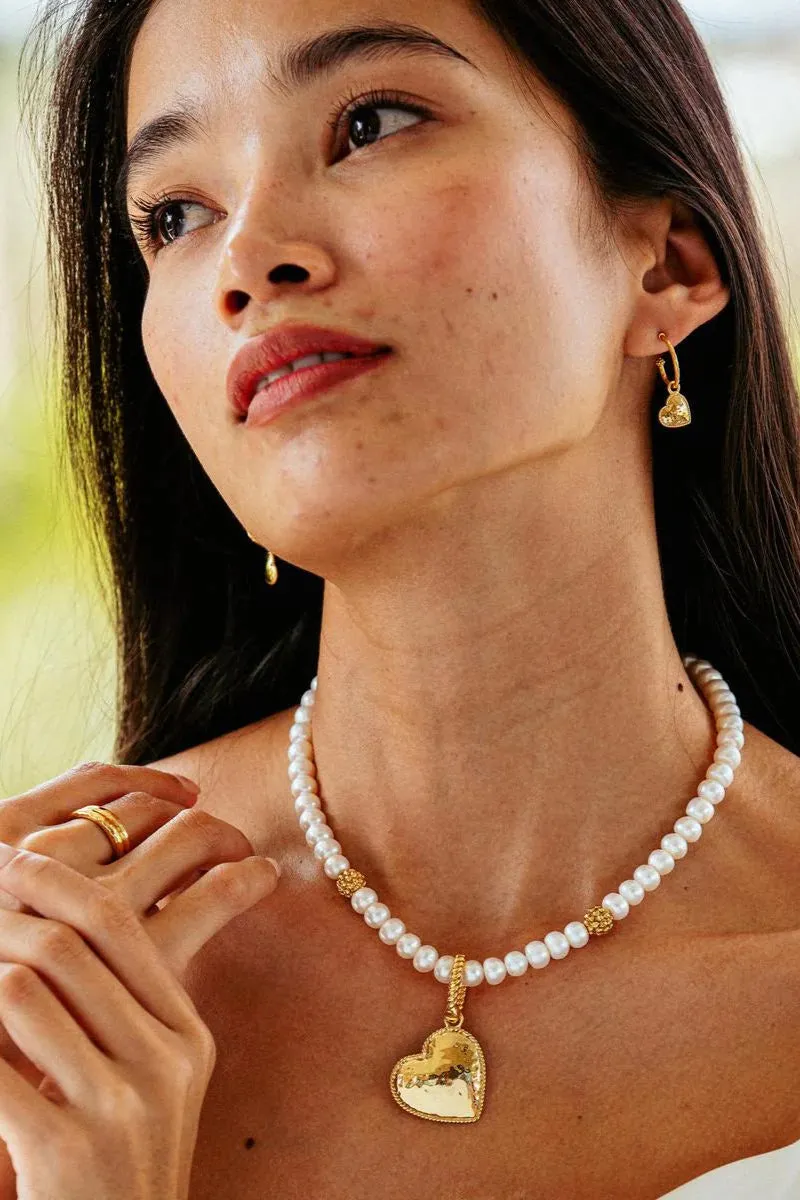 Berry Single Strand Pearl Necklace