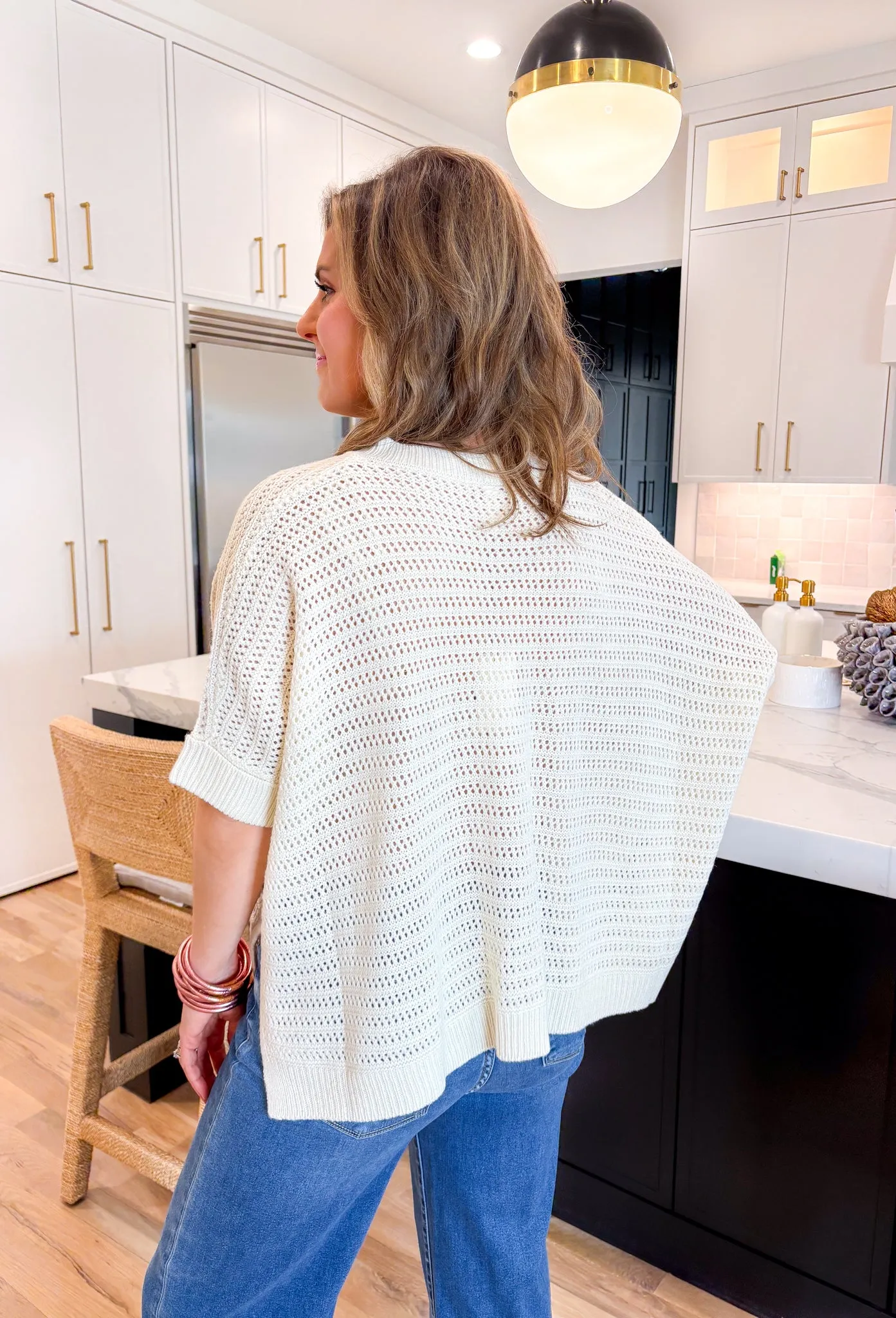 Better Now Knit Sweater in Off White