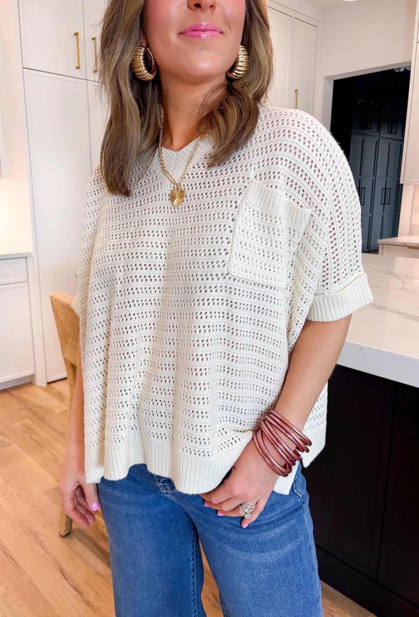 Better Now Knit Sweater in Off White