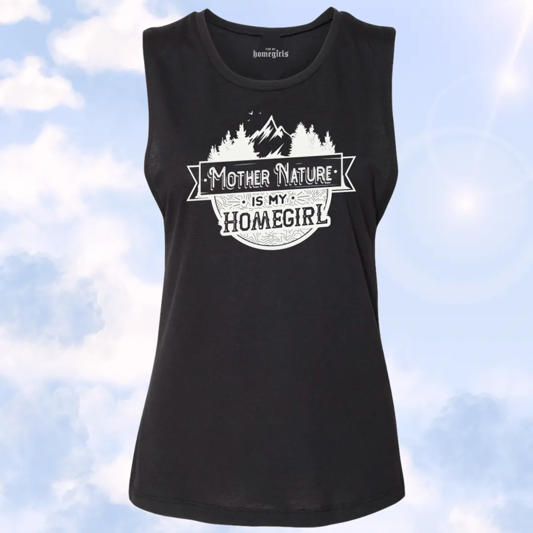 Black Mother Nature is My Homegirl (Women's Muscle Tank)
