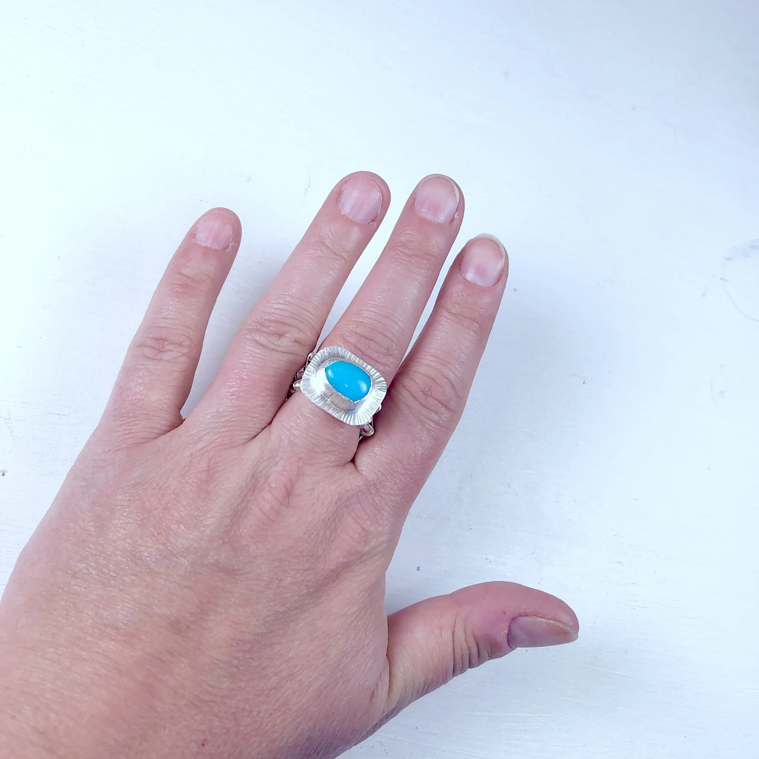 Blair - Royston Turquoise Woven Nest Ring