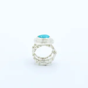 Blair - Royston Turquoise Woven Nest Ring