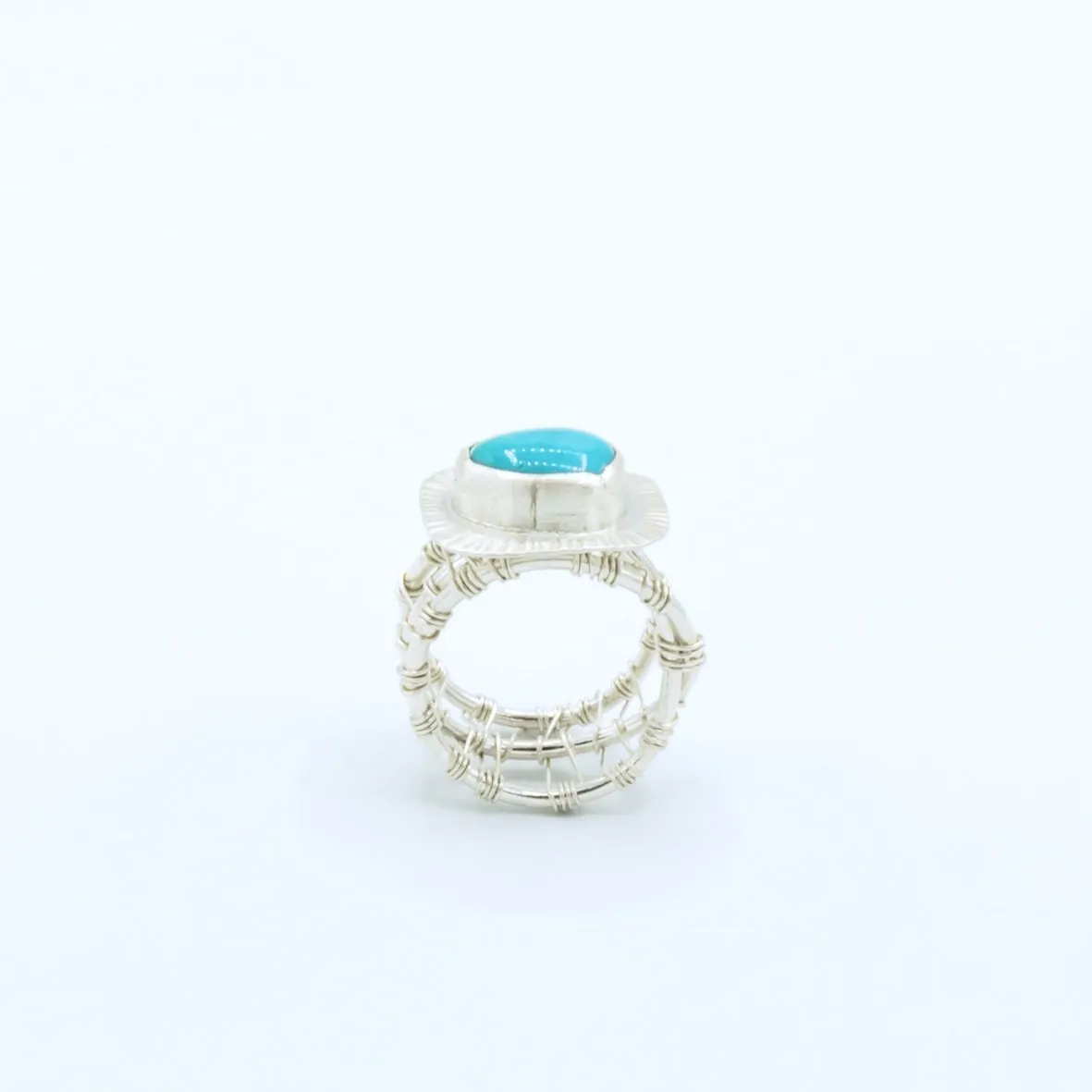 Blair - Royston Turquoise Woven Nest Ring