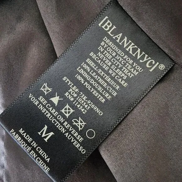 BlankNYC Morning Suede Moto Jacket in French Gray Women's Size Medium