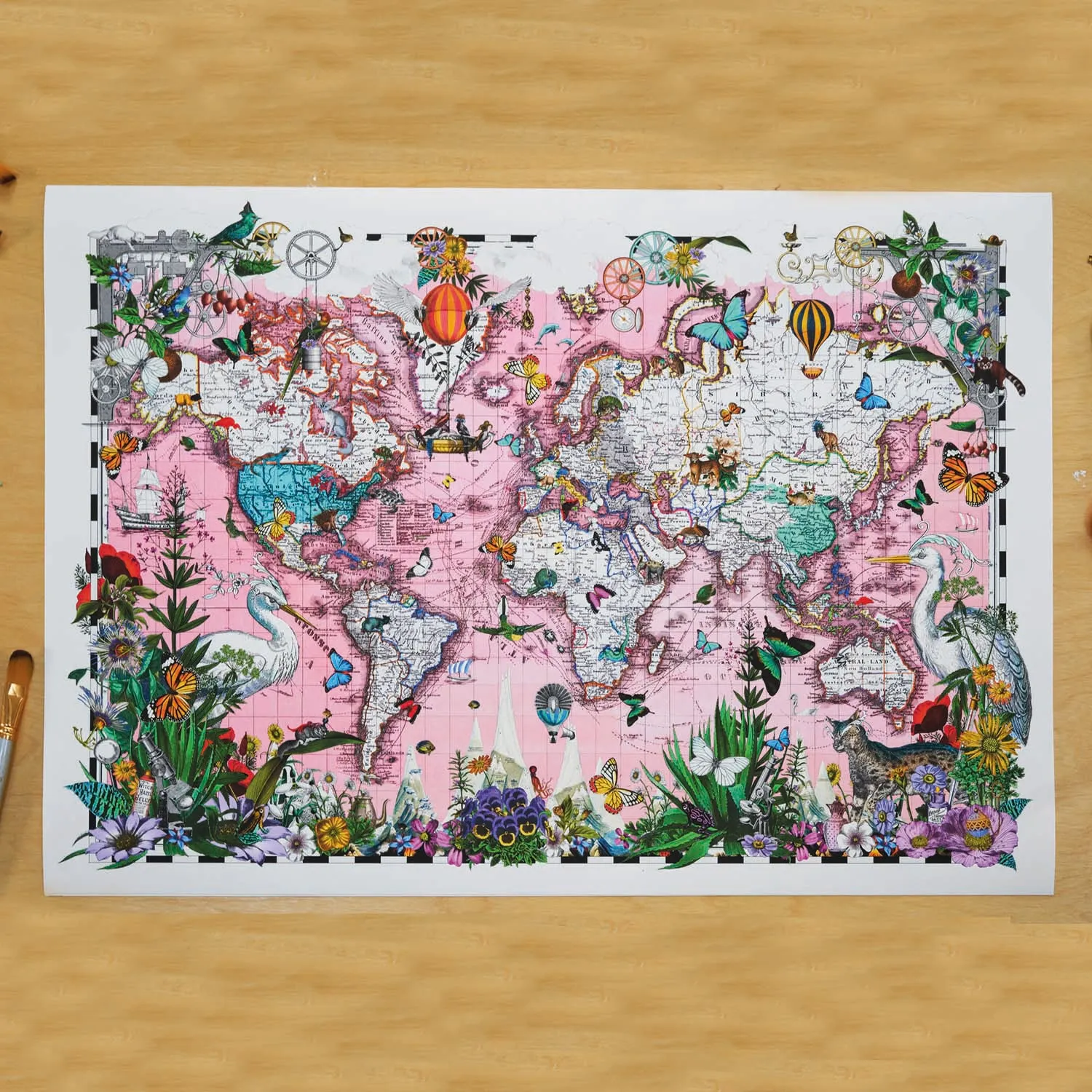 Bleika Herbalist Healing Map - Art Print