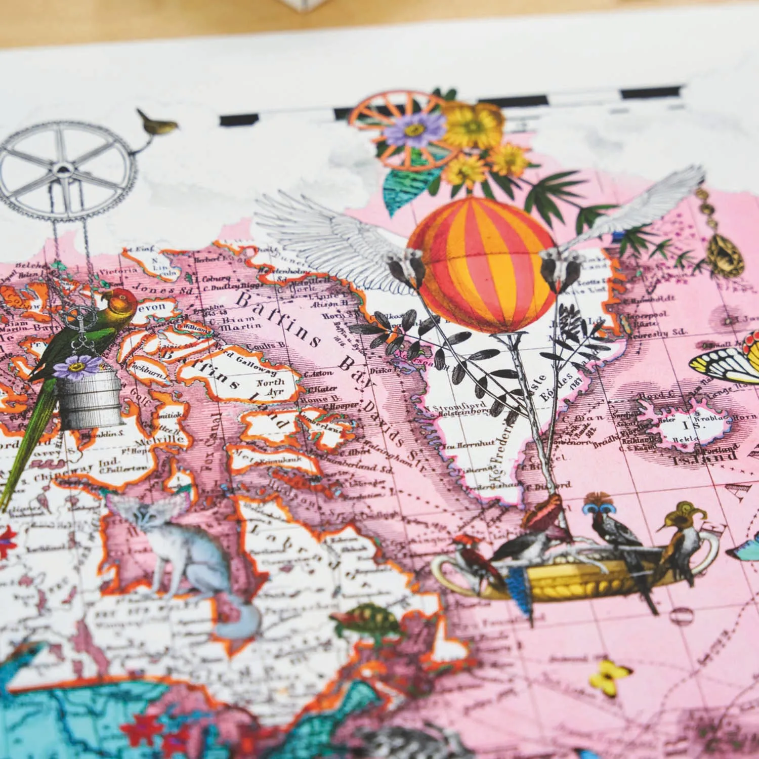 Bleika Herbalist Healing Map - Art Print