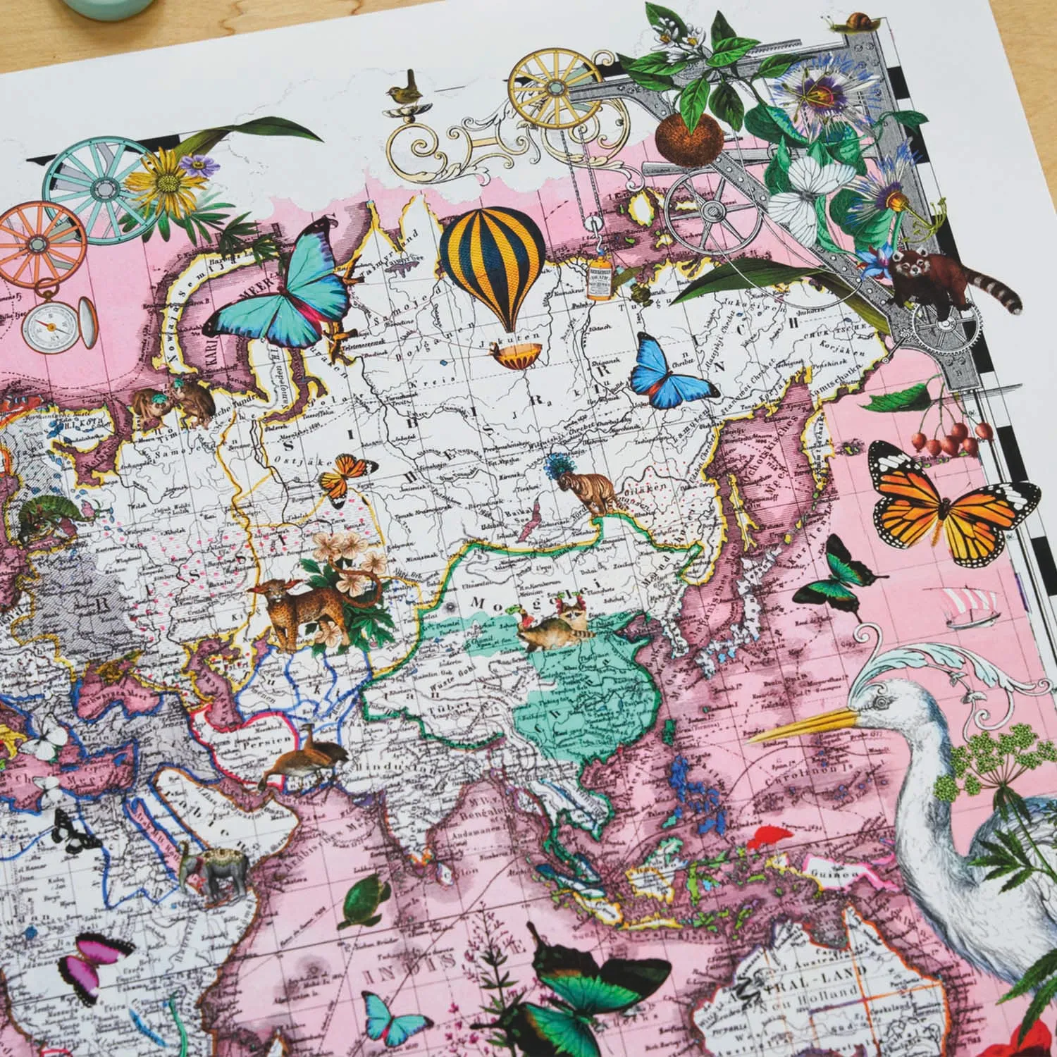 Bleika Herbalist Healing Map - Art Print