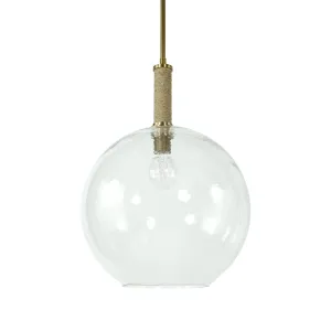 Branton Brass Globe Pendant - Large
