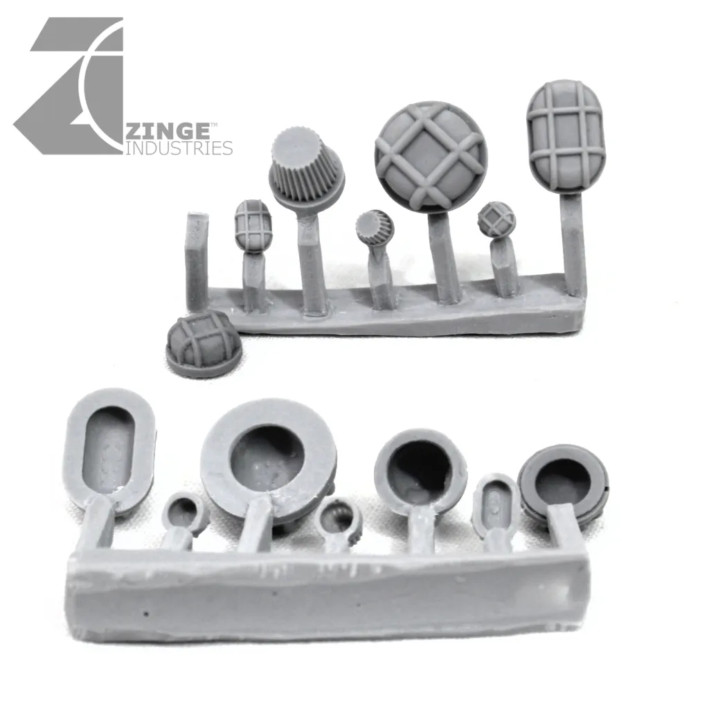 Bulkhead Lights - Sprue of 7 - Various