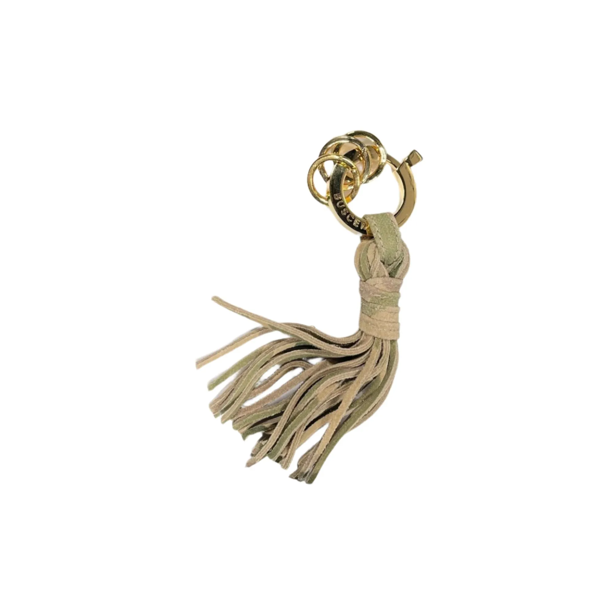 Buscemi Keyholder Fringe Camou Leather