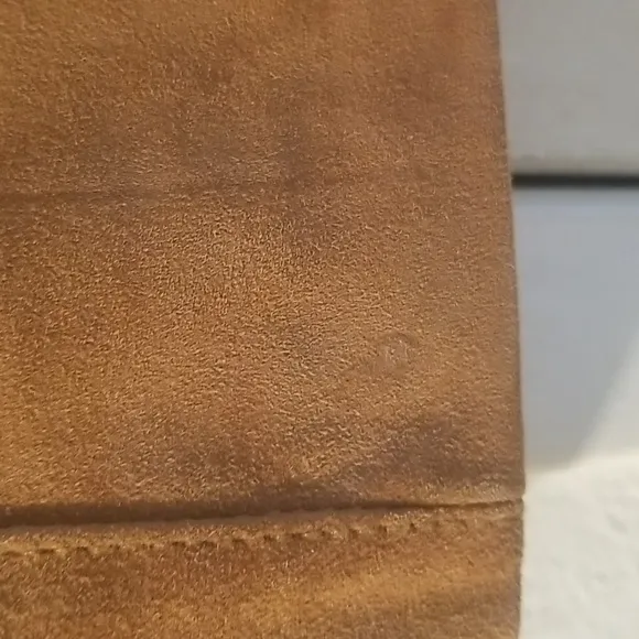 Camel Suede Skirt
