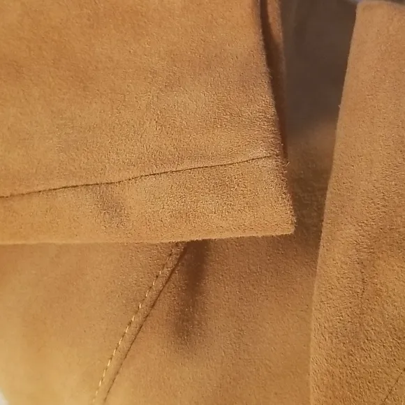 Camel Suede Skirt