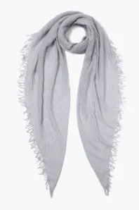 Chan Luu- Lurex Metallic- Cashmere and Silk Scarf- dawn blue