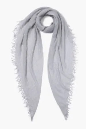 Chan Luu- Lurex Metallic- Cashmere and Silk Scarf- dawn blue