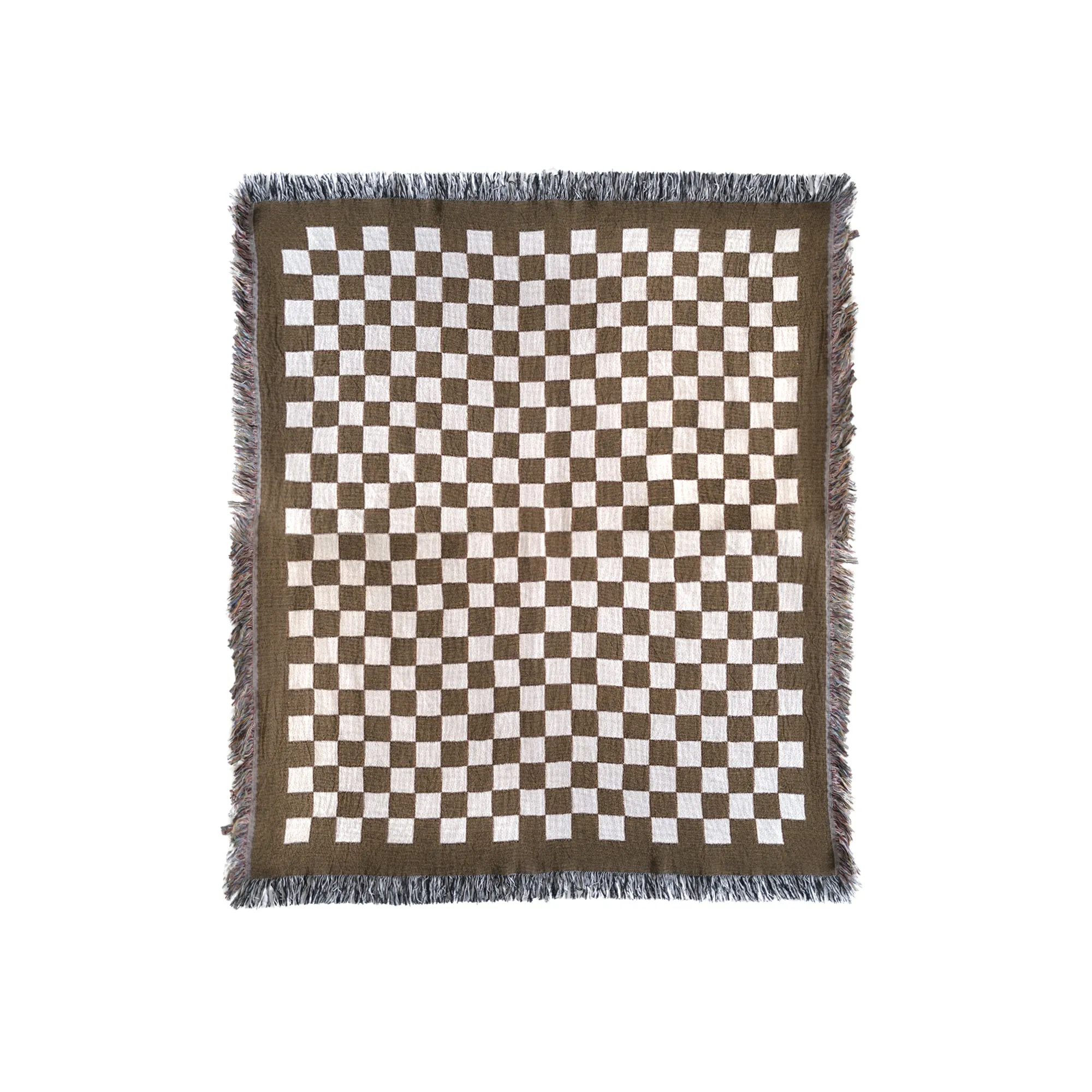 Check - Woven Throw Blanket