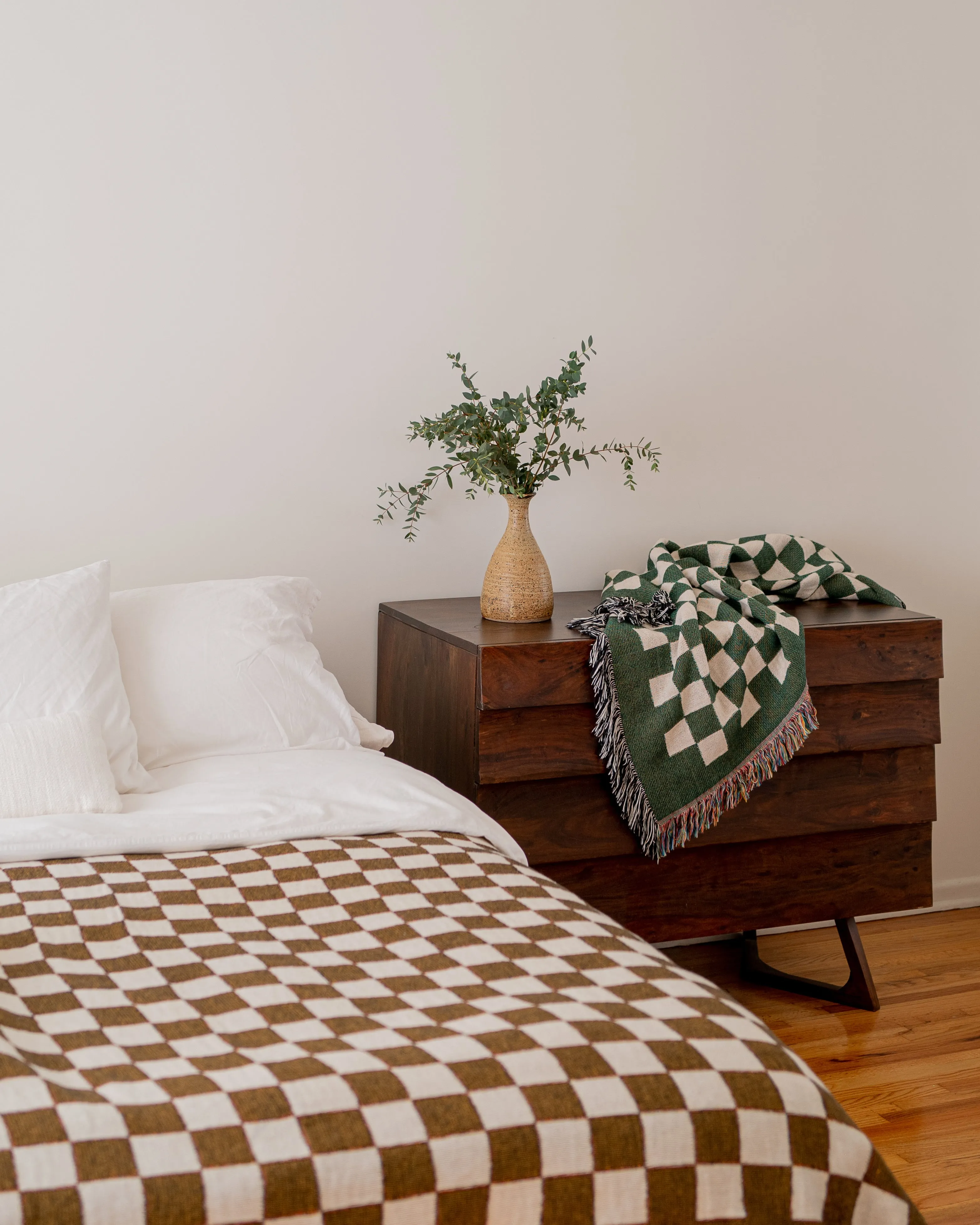 Check - Woven Throw Blanket