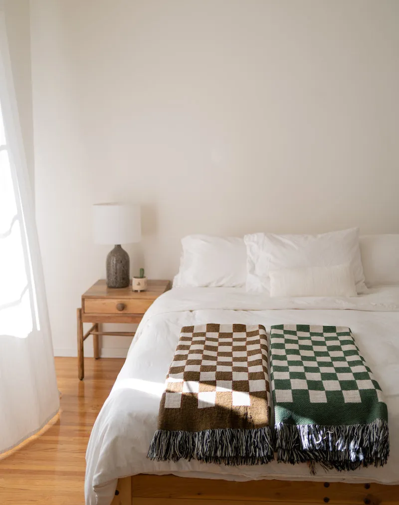 Check - Woven Throw Blanket
