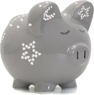 Child to Cherish Night Light Piggy Bank - White