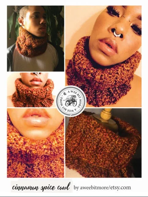 Cinnamon Spice Cowl/Scarf