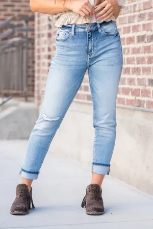 Clanton High Rise Mom Fit