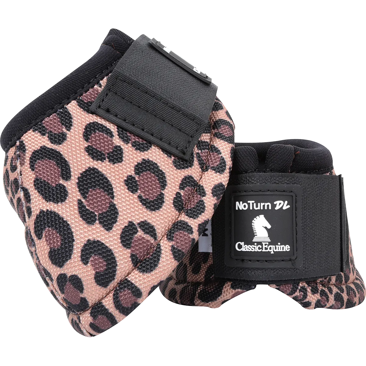 Classic Equine DyNo Turn Designer Line Bell Boot-Cheetah