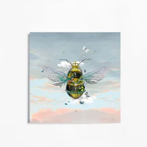 Cool Sky Queen Bee - Art Print